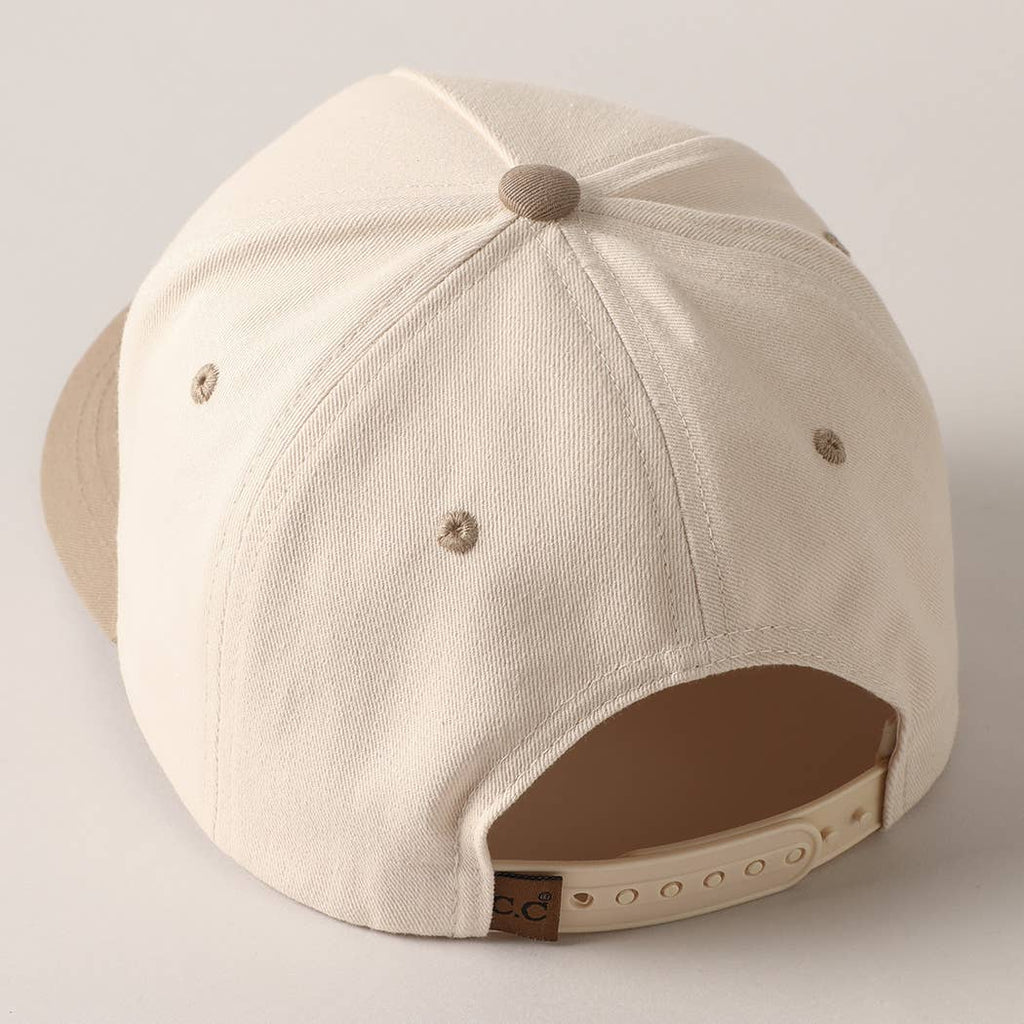 Vintage Cowboy Embroidered Two-Tone Snapback