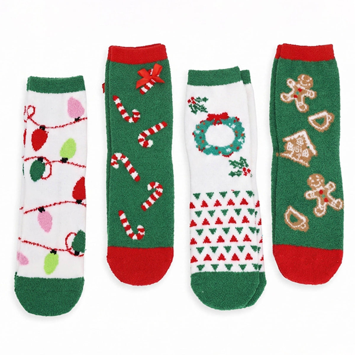 Christmas theme Design Holiday Fuzzy Socks