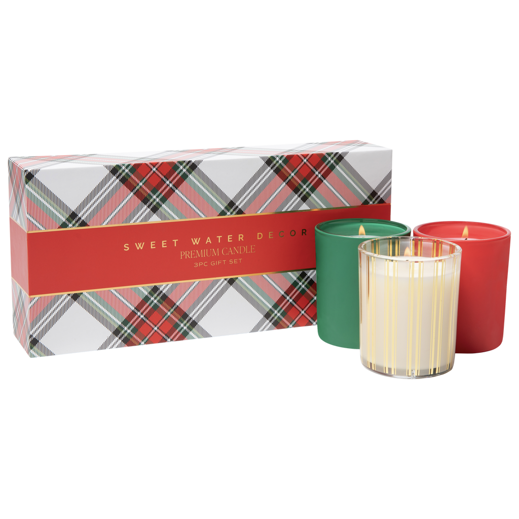 Christmas Candle Gift Box Set - Christmas Decor & Gifts