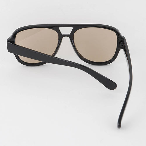Classic Tinted Aviator Blk/Brown