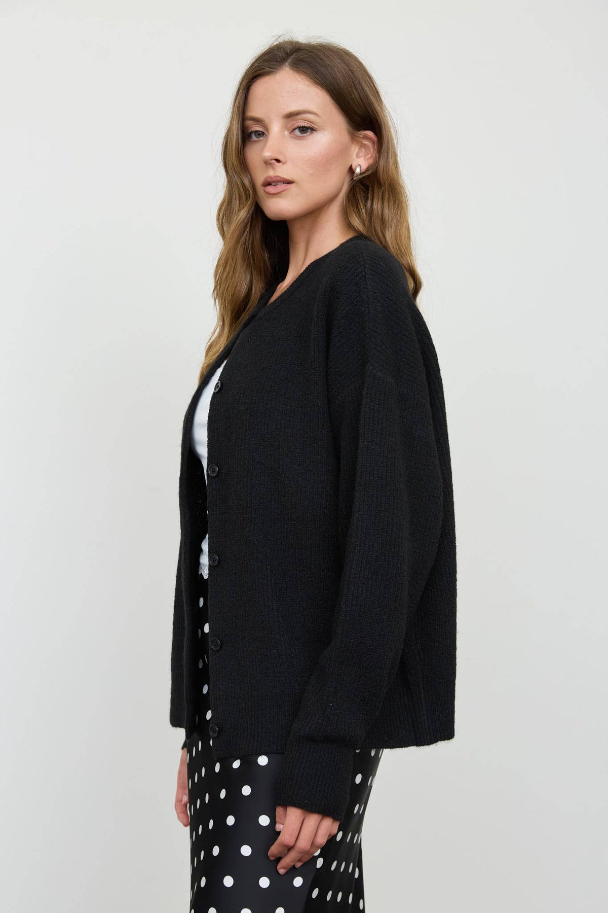 Ribbed Knit Cardigan