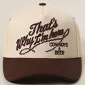 Cowboys & Beer Two-Tone Snapback Hat