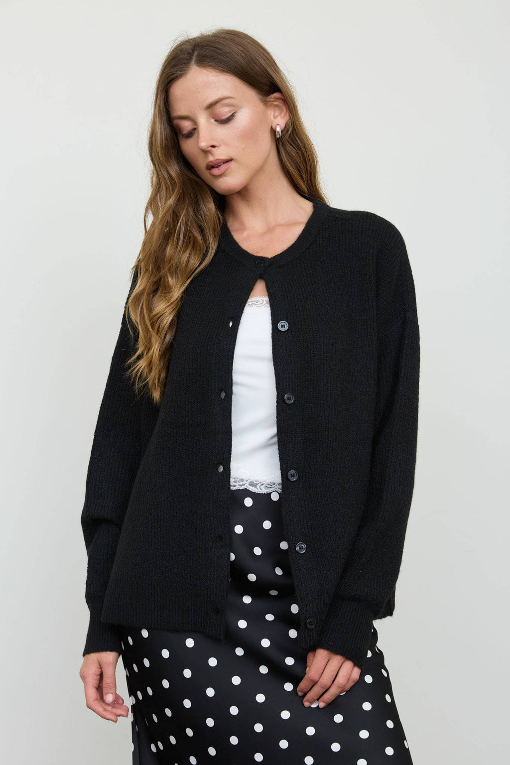 Ribbed Knit Cardigan
