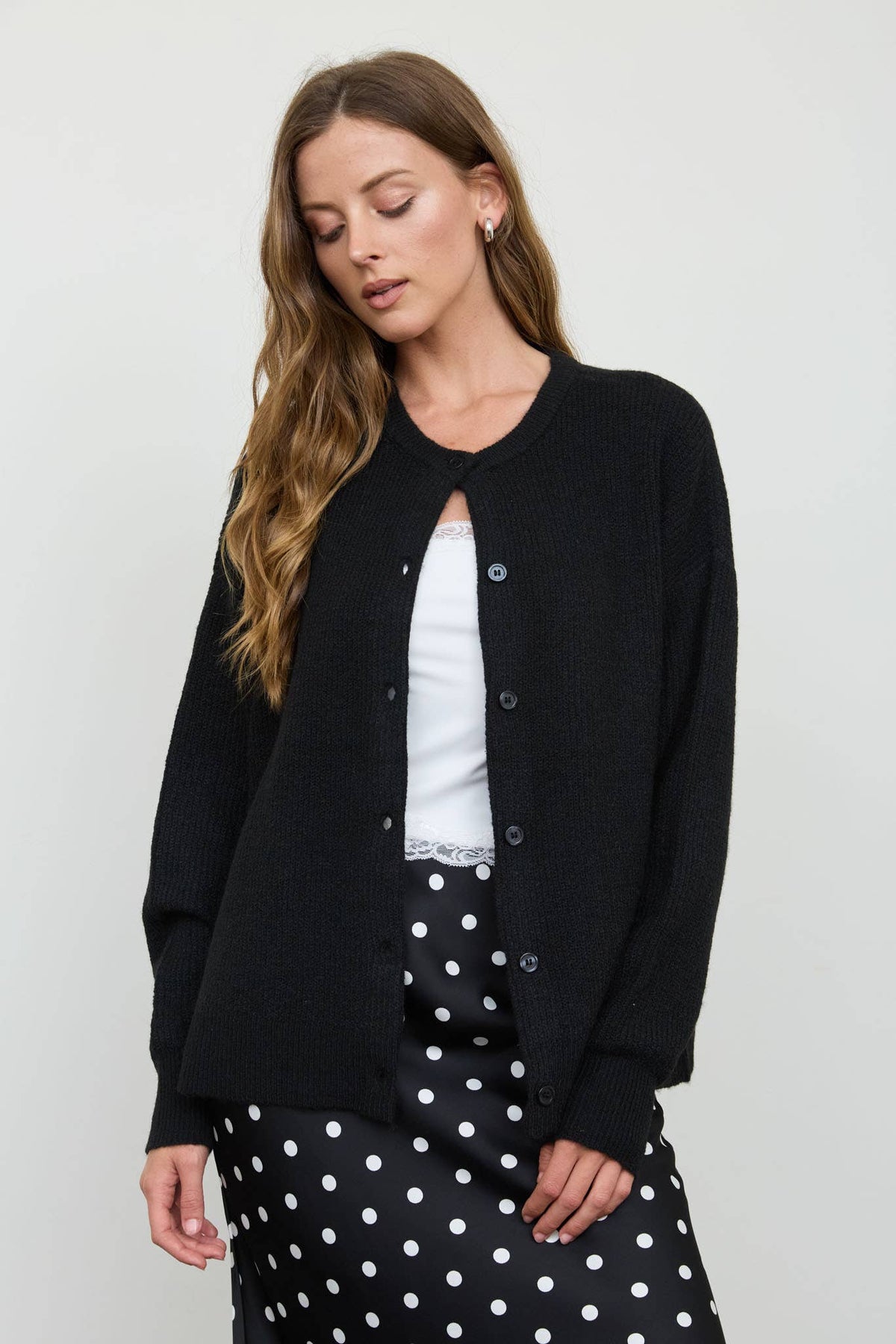 Ribbed Knit Cardigan