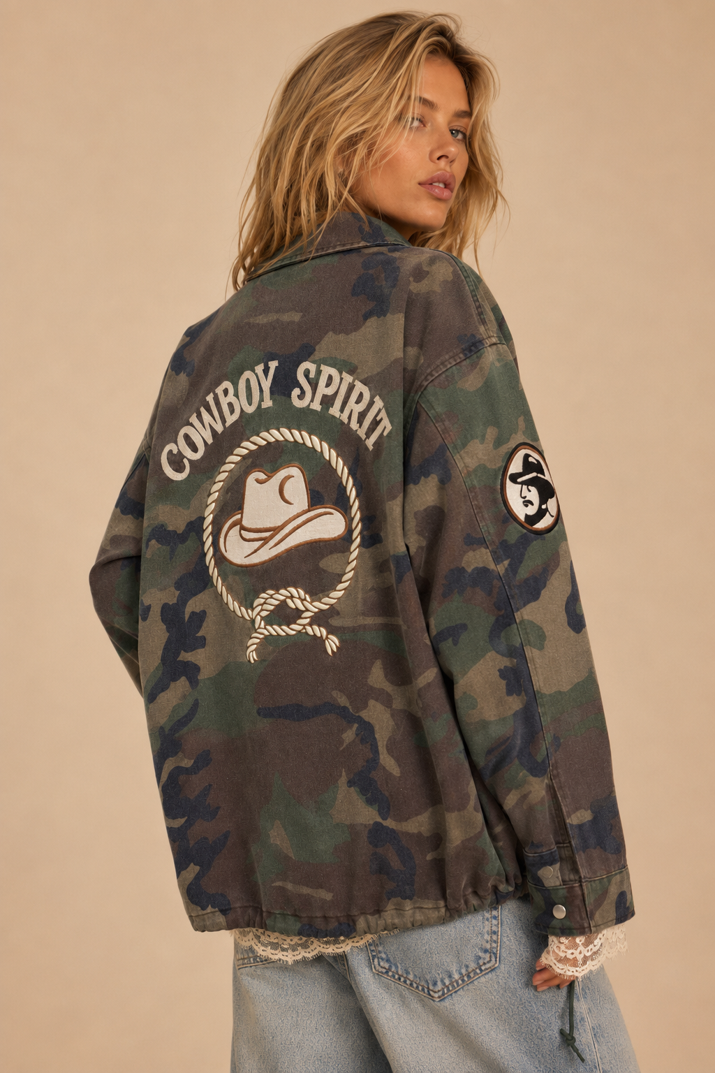 Cowboy Spirit Camo Utility Jacket