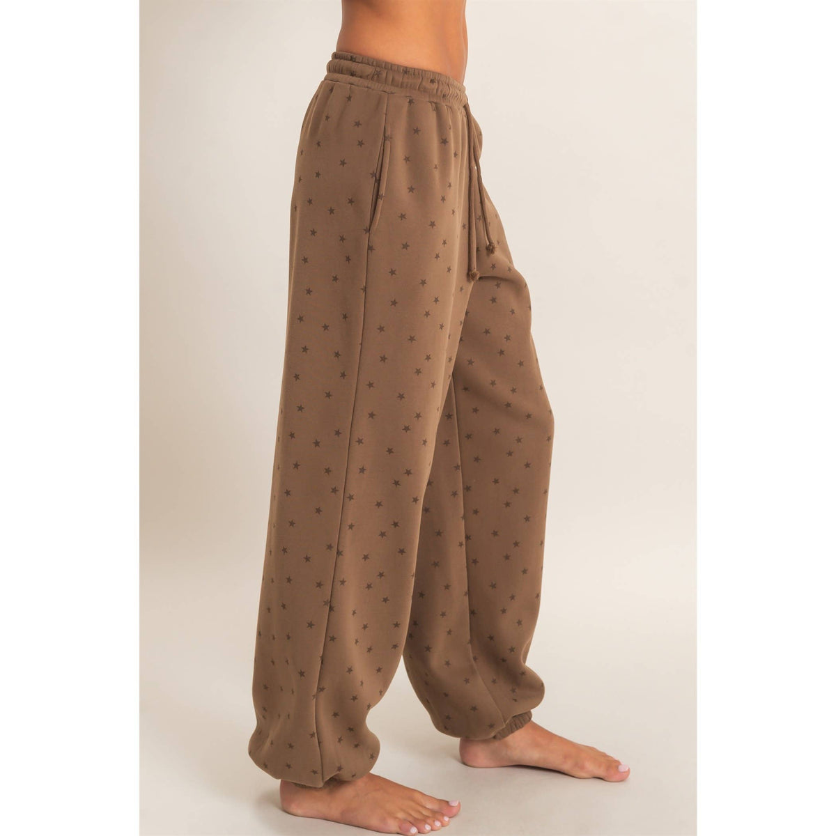 Star Print Jogger Pants