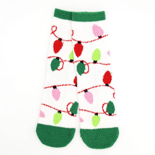 Christmas theme Design Holiday Fuzzy Socks